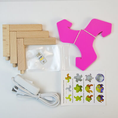 DIY Moon Lamp LED Night Light USB Decorative Table Lamp