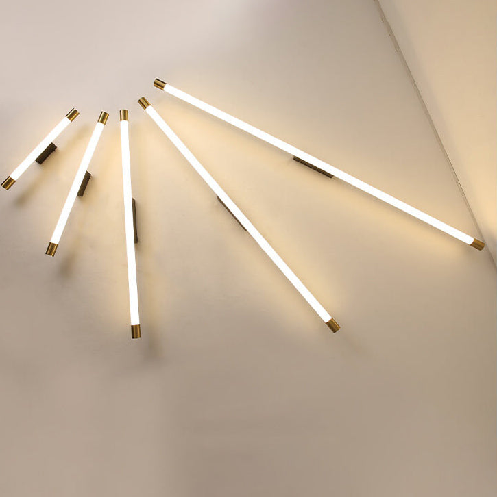 Modern Minimalist Vanity Thin Tube PC LED  Wall Sconce Lamp