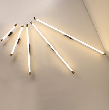 Modern Minimalist Vanity Thin Tube PC LED  Wall Sconce Lamp
