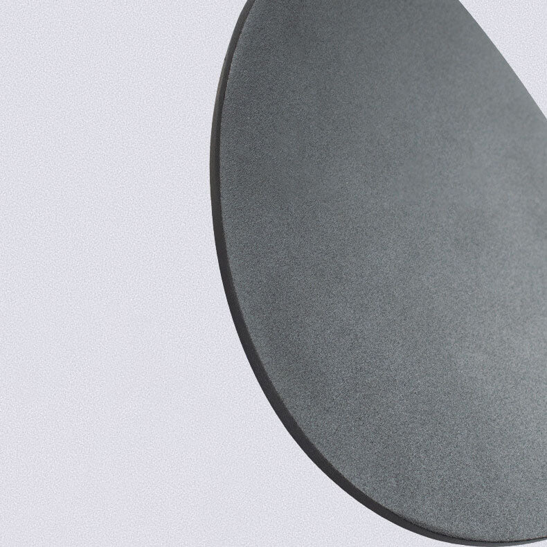 مصباح حائطي دائري بسيط مزود بإضاءة LED للاستخدام الداخلي والخارجي 