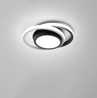 モダンでミニマリストなハードウェア アクリル製サークルリング LED フラッシュマウントシーリングライト 寝室用