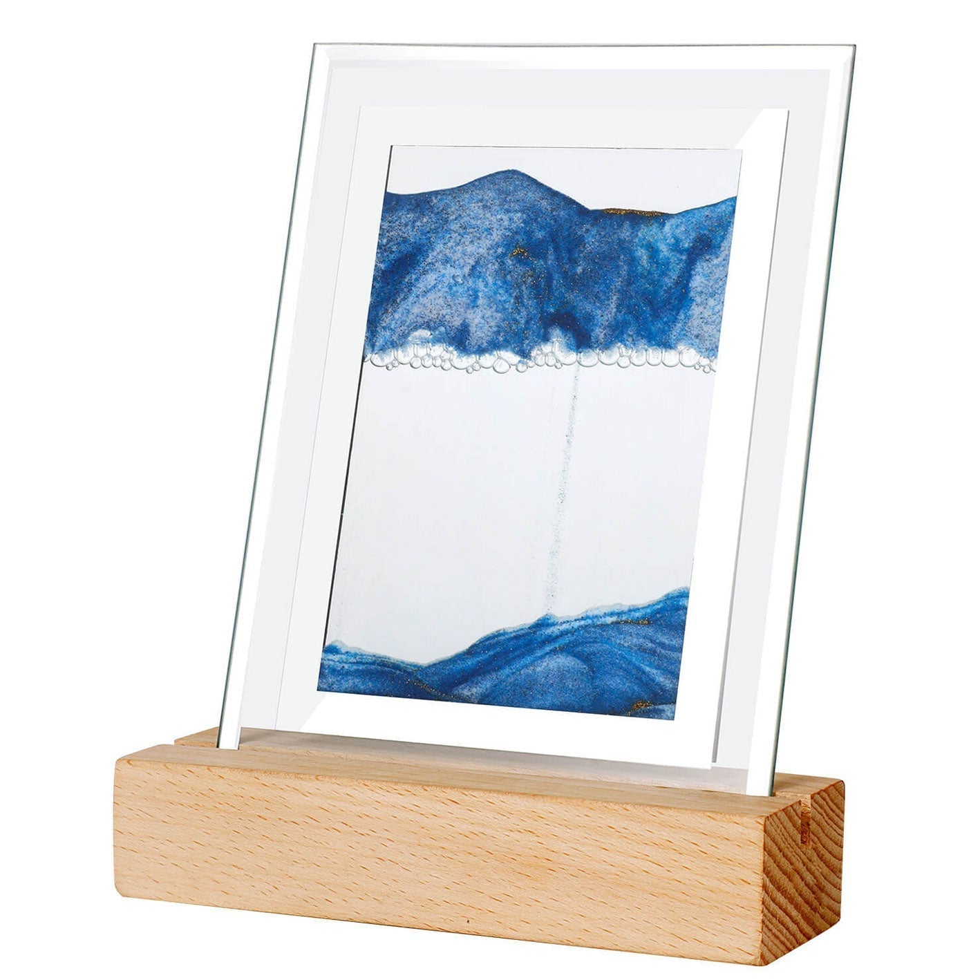 Creative Quicksand Square  LED Night Light Decorative Table Lamp