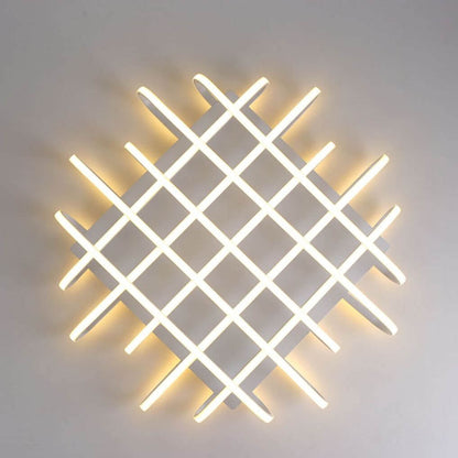مصباح سقف LED من الأكريليك والسيليكون بتصميم عصري بسيط، مثبت على السقف 