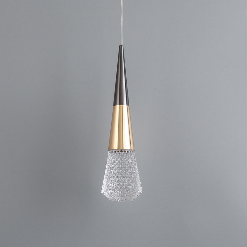 Modern Light Luxury Aluminum Crystal Diamond Shape LED Wall Sconce Lamp