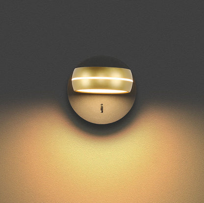 مصباح حائط LED مستطيل الشكل من الألومنيوم والحديد PS بتصميم عصري بسيط لغرفة النوم 