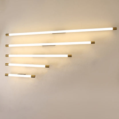 Modern Minimalist Vanity Thin Tube PC LED  Wall Sconce Lamp