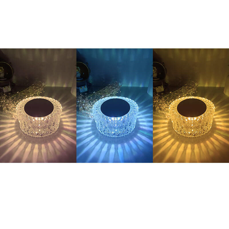 Creative Bird's Nest Crystal RGB LED Night Light Table Lamp