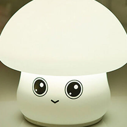 Creative Cartoon Mushroom Silicone Night Light LED Table Lamp