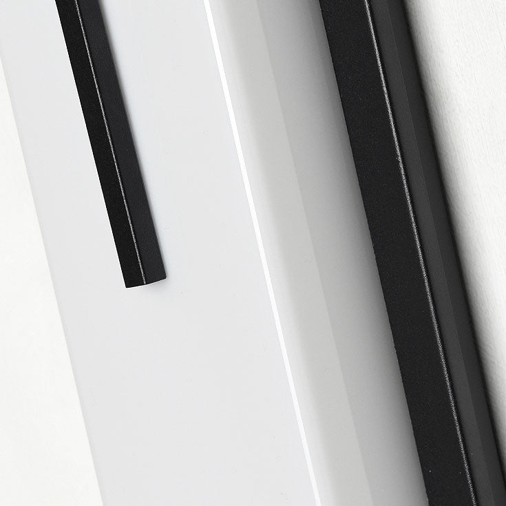 Outdoor Minimalist Rectangular Stainless Steel Acrylic LED Waterproof Wall Sconce Lamp