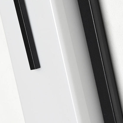 Outdoor Minimalist Rectangular Stainless Steel Acrylic LED Waterproof Wall Sconce Lamp