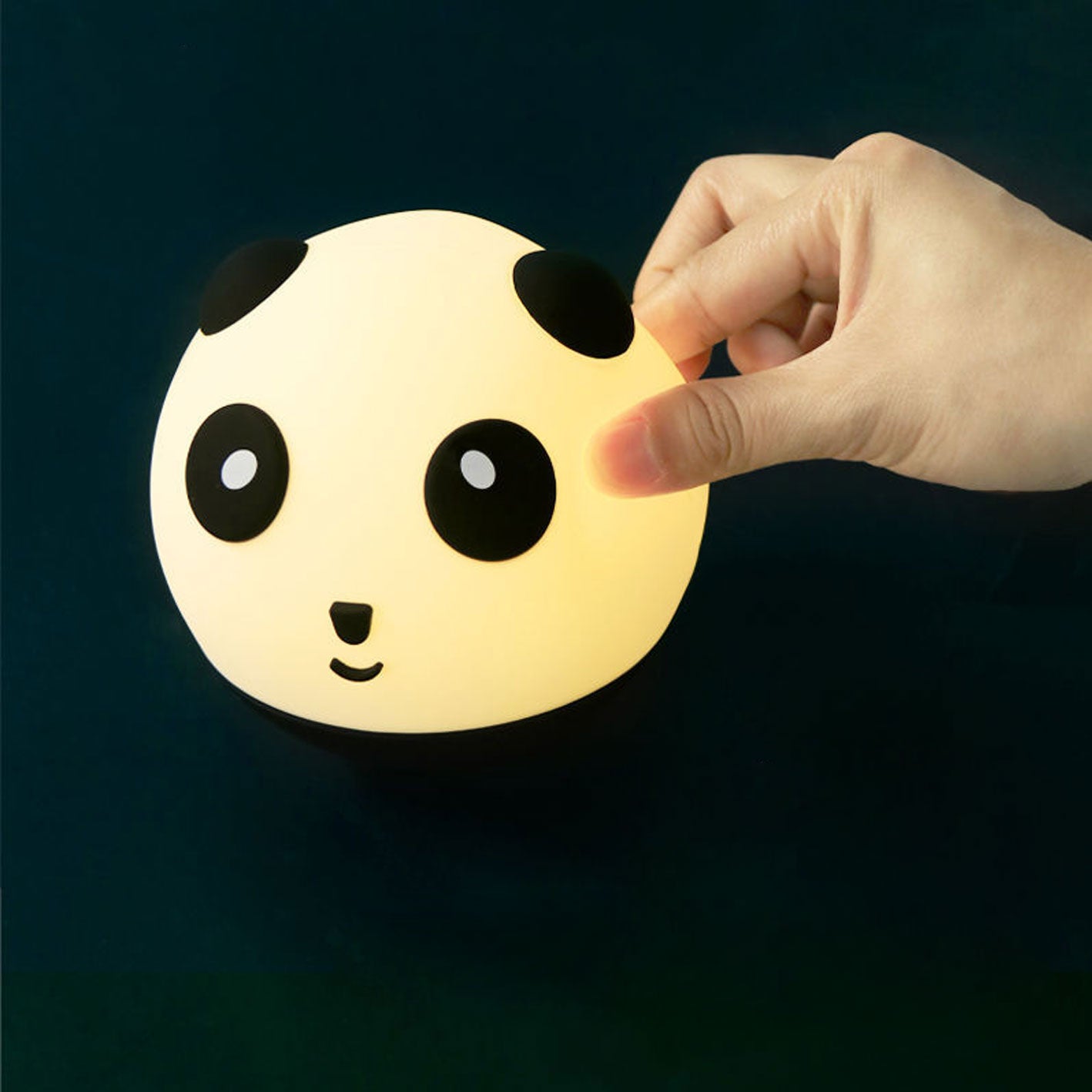 Cute Panda Tumbler Silicone LED Night Light
