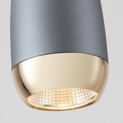 مصباح LED صناعي من الألومنيوم الإبداعي على شكل رصاصة 