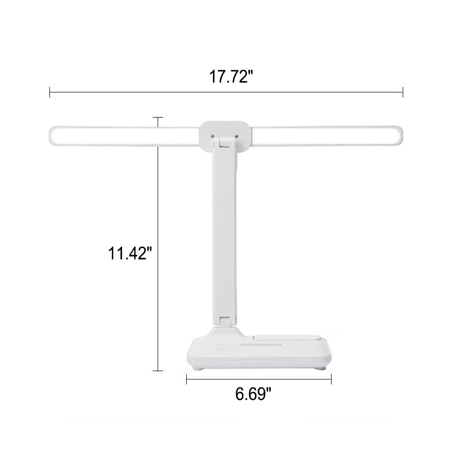 Eye Protection Creative Double Head Multi-angle Adjustable LED Table Lamp