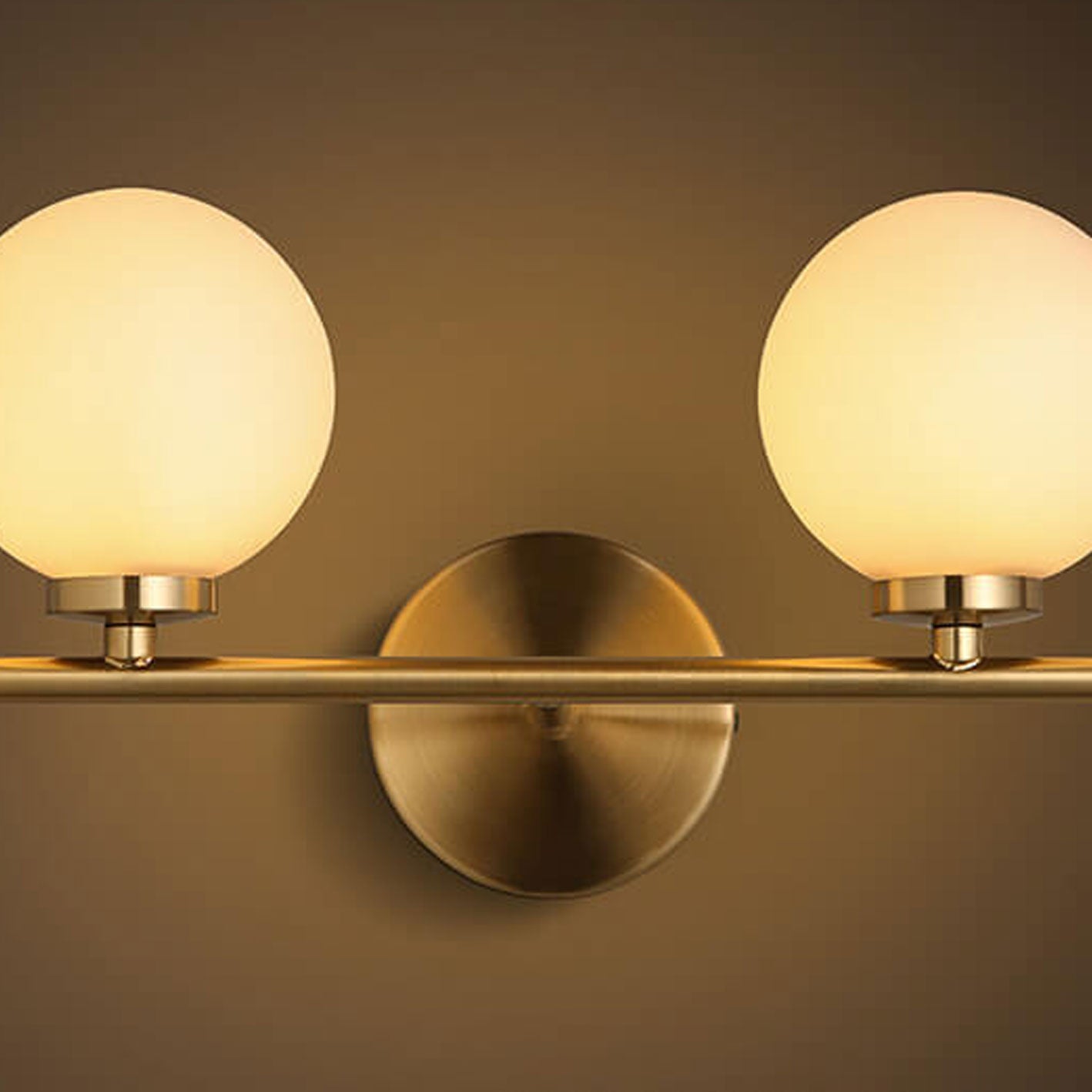 Nordic Creative Milk White Round Ball Metal Magic Bean 1/2/3 Light Wall Sconce Lamp