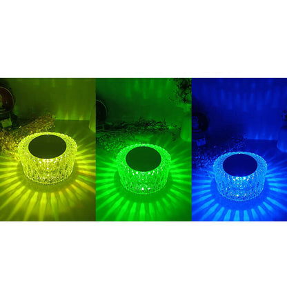 Creative Bird's Nest Crystal RGB LED Night Light Table Lamp