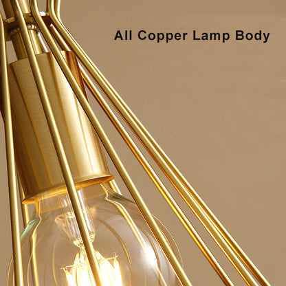 Simple 1-Light Bell Shaped Semi-Flush Mount Lighting