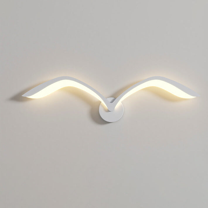 مصباح حائط LED من الأكريليك بتصميم طائر النورس بتصميم بسيط إسكندنافي 