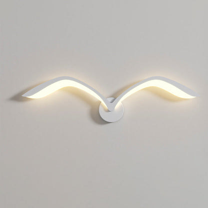 مصباح حائط LED من الأكريليك بتصميم طائر النورس بتصميم بسيط إسكندنافي 