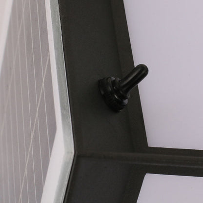 Modern Simple Solar Quadrupole Waterproof Outdoor Garden Column Post Head Light