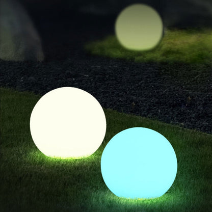Solar Waterproof PE Spherical LED Outdoor Decorative Lawn Light