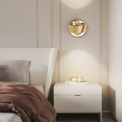 مصباح حائط LED بتصميم كرة حديدية إبداعي عصري بجانب السرير 
