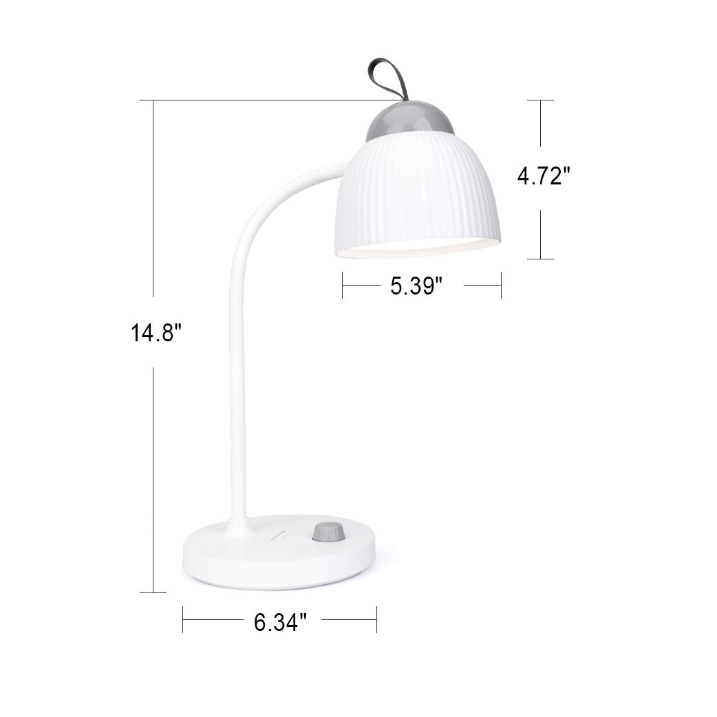 Modern Solid Color Hose Eye Protection USB Rechargeable LED Table Lamp