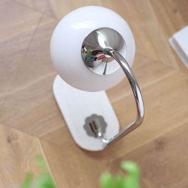 Nordic Minimalist Nostalgic Glass Sphere 1-Light Table Lamp