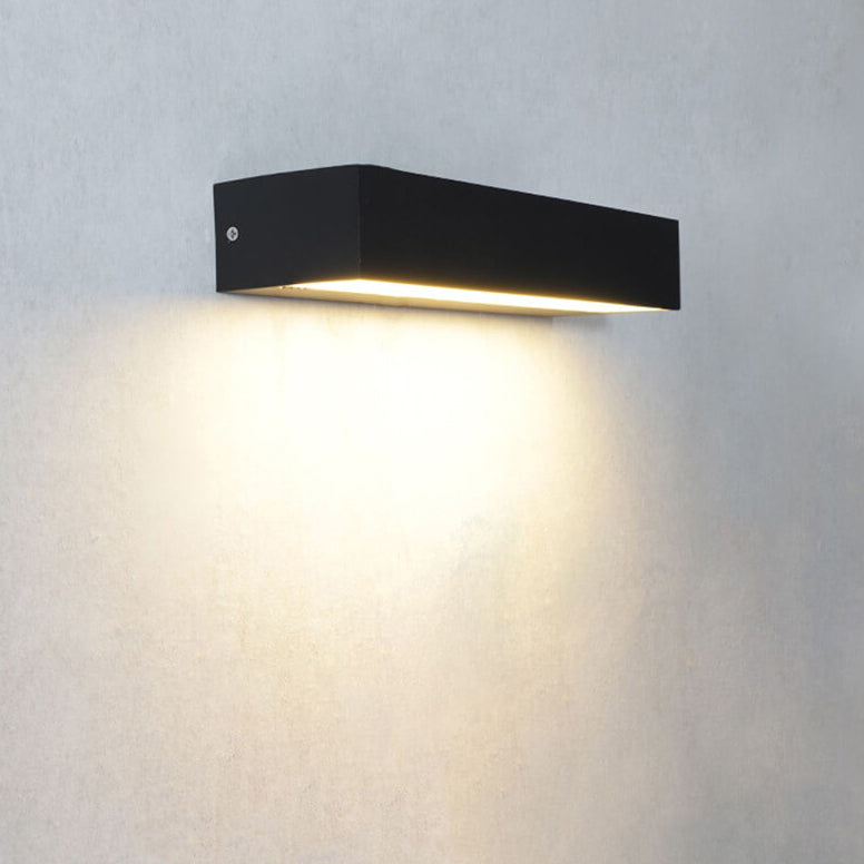 Minimalist Outdoor Waterproof One-Line Rectangular LED Waterproof Wall Sconce Lamp
