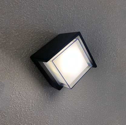 مصباح حائط LED ذكي خارجي معتم من الألومنيوم مع تطبيق 