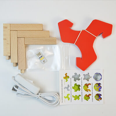 DIY Moon Lamp LED Night Light USB Decorative Table Lamp