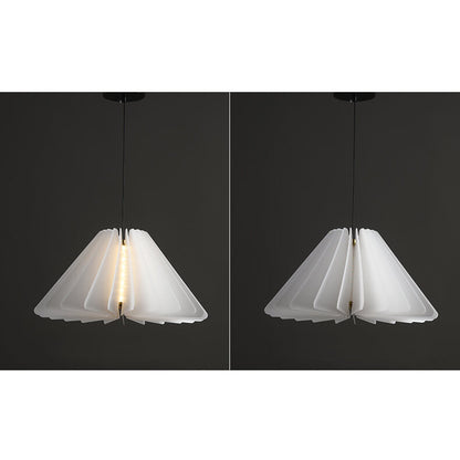 Modern Minimalist Pure White Creative Shape PE LED Pendant Light