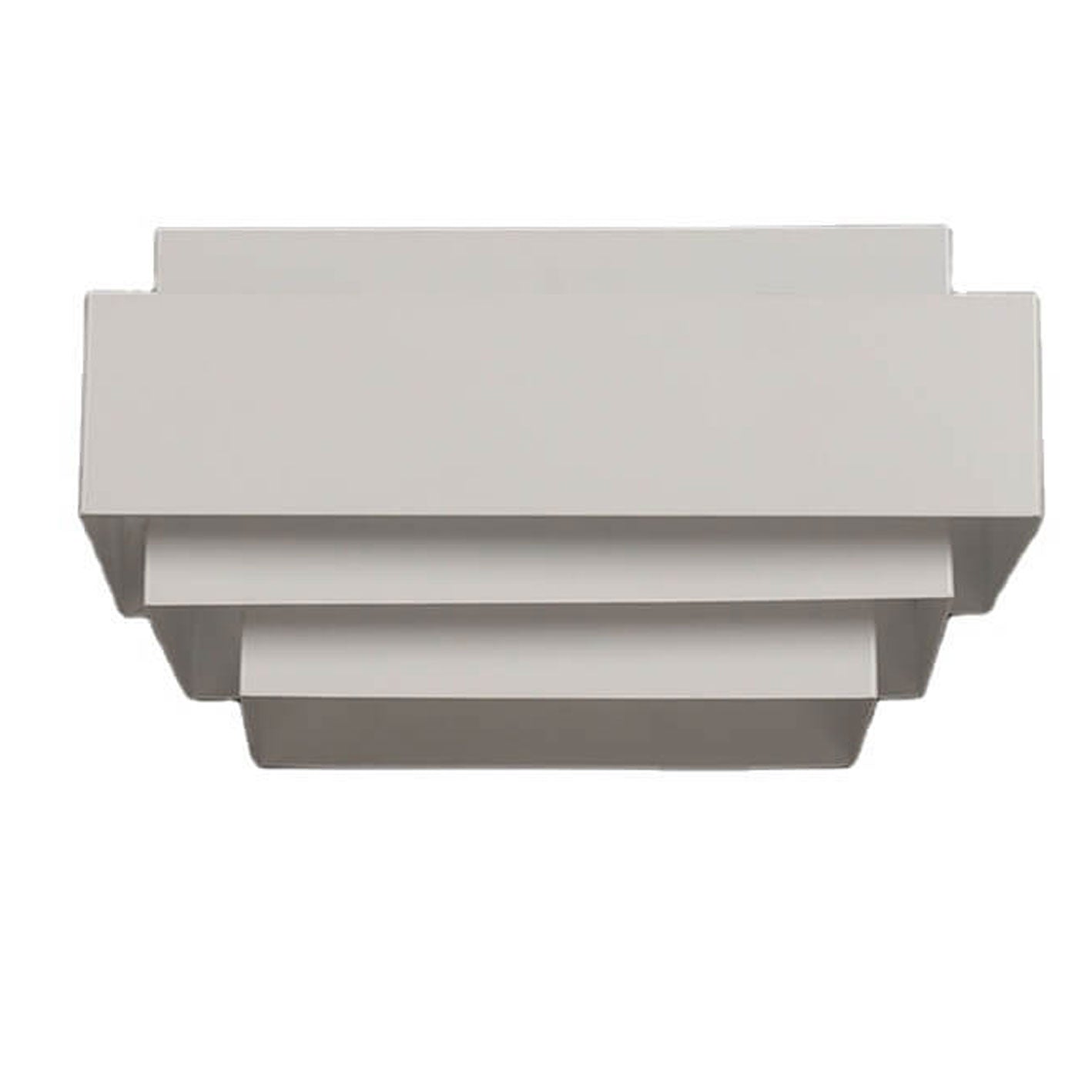 Modern Square Geometric Cascade Iron 1-Light Wall Sconce Lamp