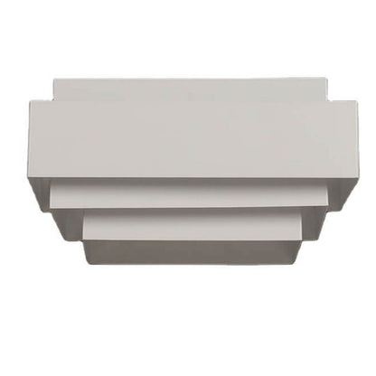 Modern Square Geometric Cascade Iron 1-Light Wall Sconce Lamp