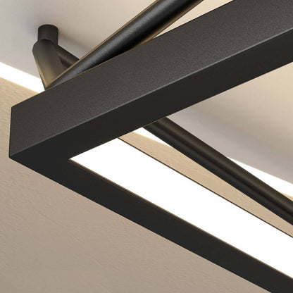 Nordic Minimalist Geometric Art LED Flush Mount Ceiling Light