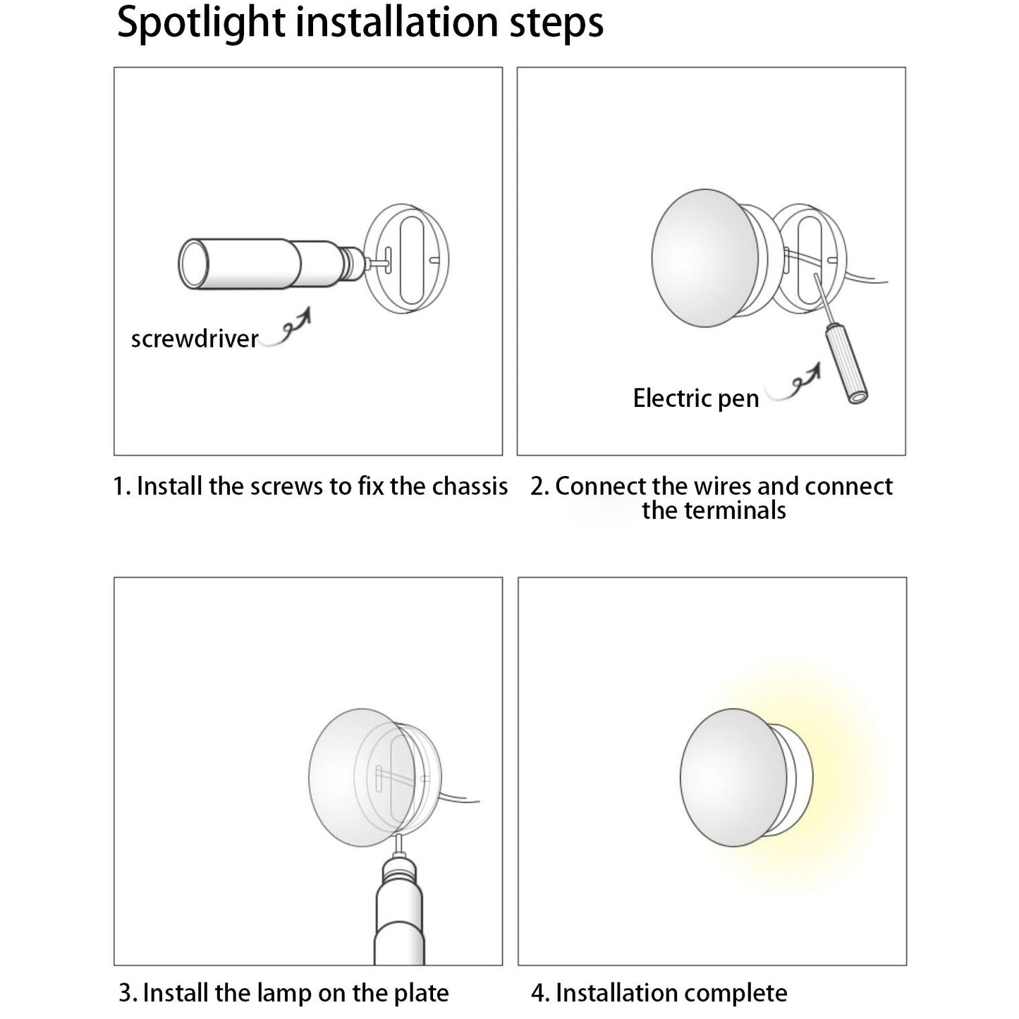 Modern Minimalist Spherical Electroplated Aluminum LED Wall Sconce Lamp