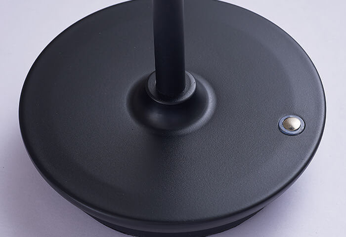 Modern Minimalist Perforated Wrought Iron USB Power-on LED Table Lamp
