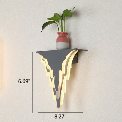 Nordic Iron Art Acrylic Irregular Shape Indoor Wall Sconce Lamp