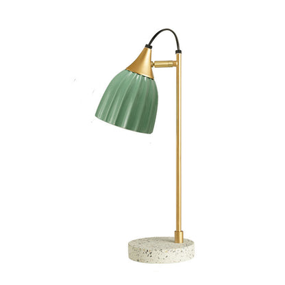 Nordic Ceramic Bell Shade 1-Light Table Lamp