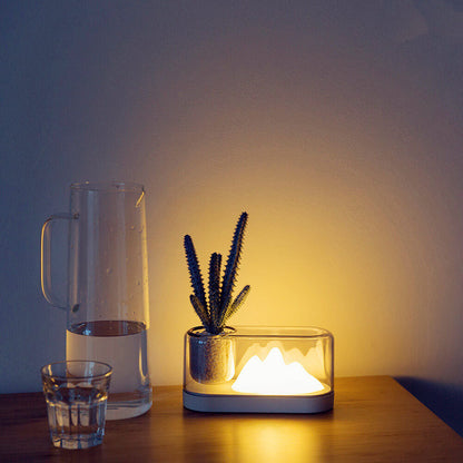 Creative Mountain Desktop Reading LED Night Light Table Lamp