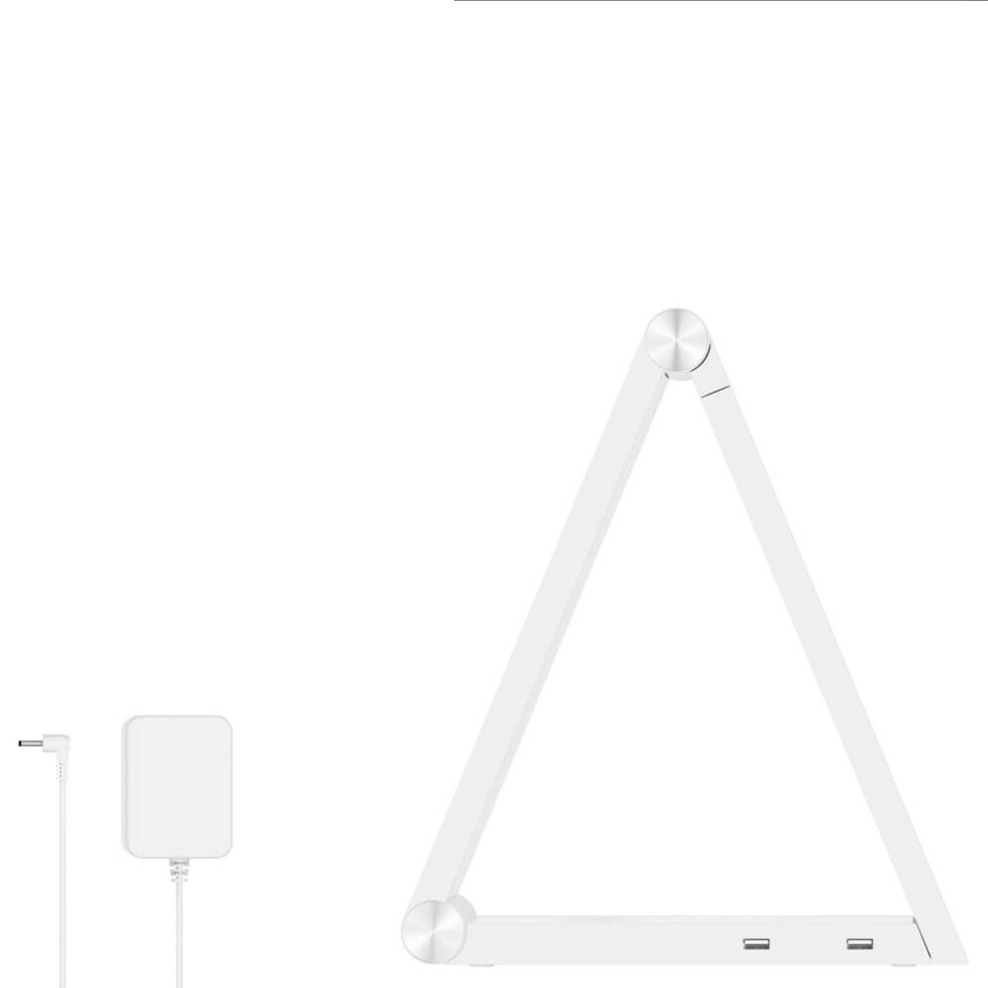 Creative Triangle Eye Protection USB Rechargeable LED Table Lamp