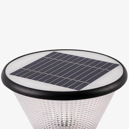 Modern Simplicity Solar Square Round Aluminum Acrylic LED Post Head Light For Garden