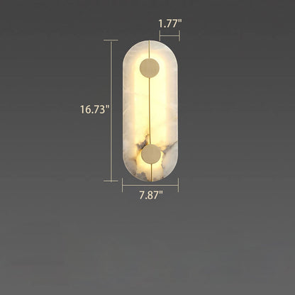 مصباح حائط LED دائري حديدي حديث 