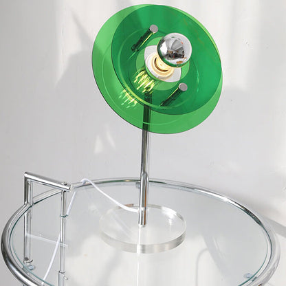 Modern Acrylic Space Saucer Design 1-Light Table Lamp