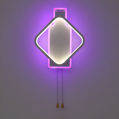مصباح حائط LED مربع ملون إبداعي حديث 