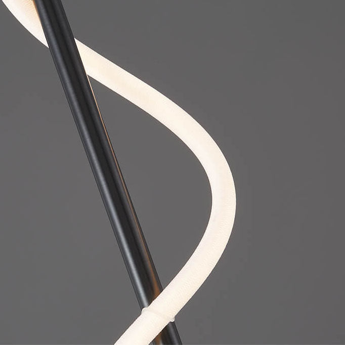 Modern Minimalist Twist Curve Long Bar Copper LED Wall Sconce Lamp