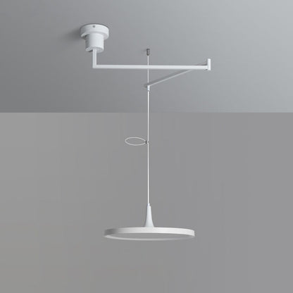 Modern Minimalist Hardware Aluminum Flying Saucer LED Pendant Light For Dining Room