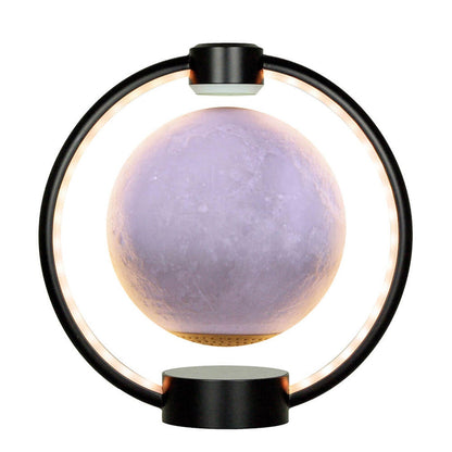 Creative Maglev Moon Design LED Colorful Light Night Light Table Lamp