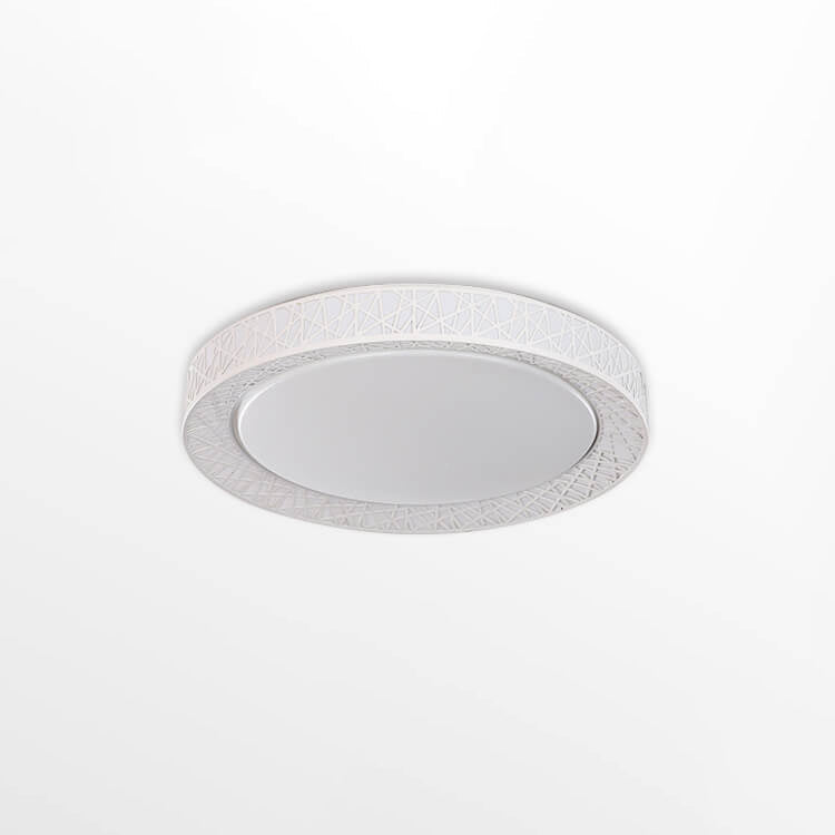 Modern Creative Round Bird's Nest Iron LED Flush Mount Ceiling Light