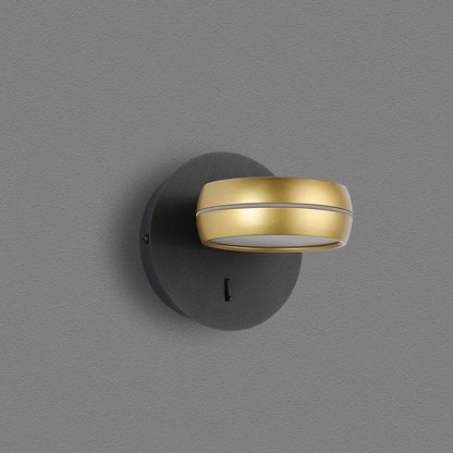مصباح حائط LED مستطيل الشكل من الألومنيوم والحديد PS بتصميم عصري بسيط لغرفة النوم 