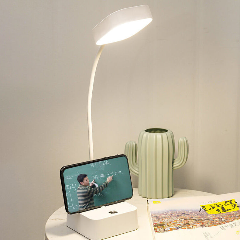 Simple Square Rechargeable Folding Touch LED Eye Care Desk Lamp